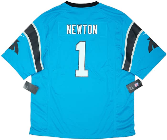 2012-19 Carolina Panthers Newton #1 Nike Game Alternate Jersey (XXL)