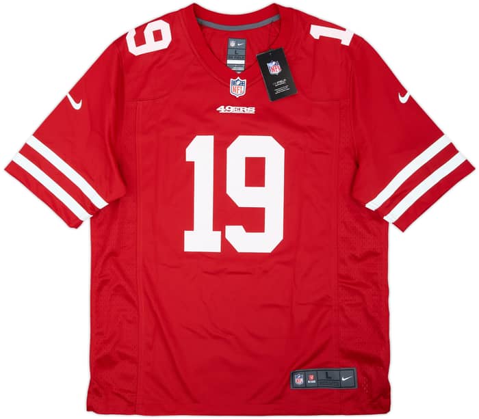 2019-21 San Francisco 49ers Samuel #19 Nike Game Home Jersey (L)