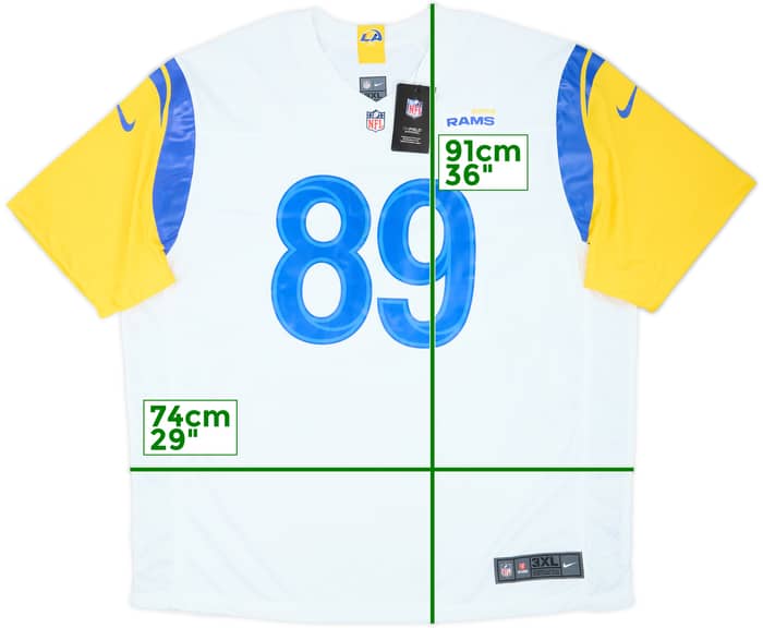 2021-25 LA Rams Higbee #89 Nike Game Away Jersey (3XL)