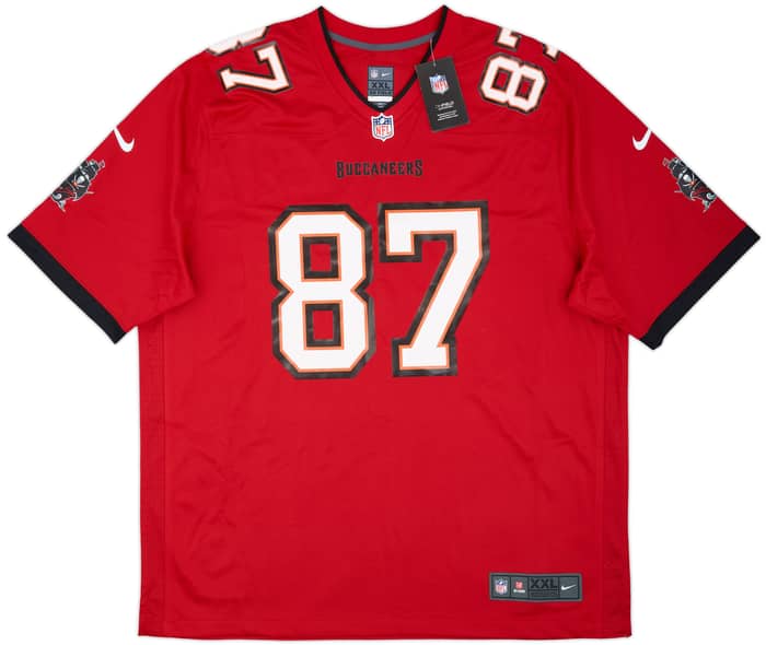 2020-21 Tampa Bay Buccaneers Gronkowski #87 Nike Game Home Jersey (XXL)