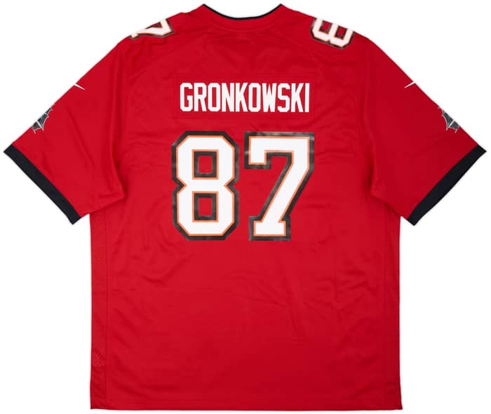 2020-21 Tampa Bay Buccaneers Gronkowski #87 Nike Game Home Jersey (XXL)