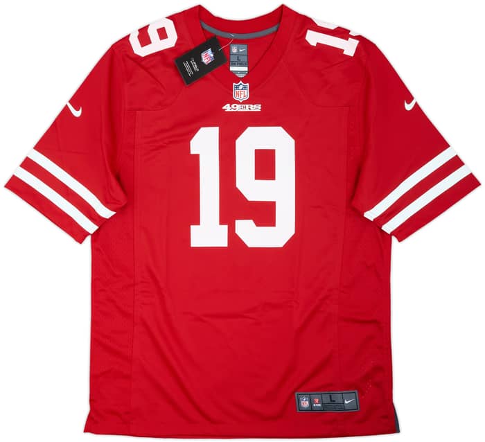 2019-21 San Francisco 49ers Samuel #19 Nike Game Home Jersey (L)