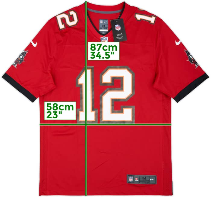 2020-22 Tampa Bay Buccaneers Brady #12 Nike Game Home Jersey (M)