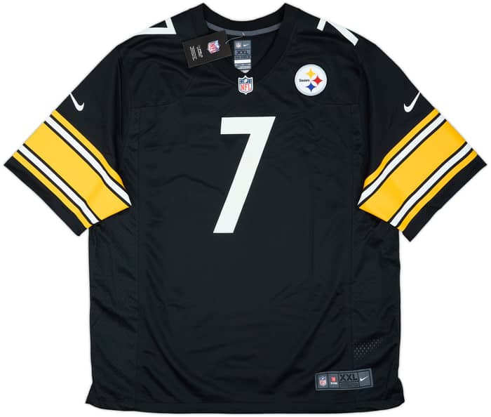 2020-21 Pittsburgh Steelers Roethlisberger #7 Nike Game Home Jersey (XXL)