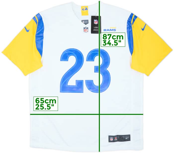 2020-23 LA Rams Akers #23 Nike Game Away Jersey (XL)