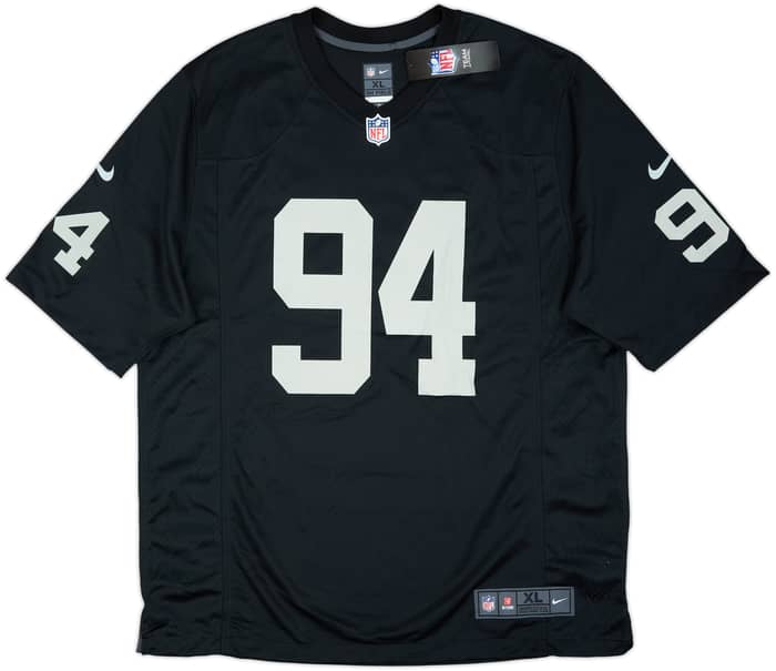 2020-21 Las Vegas Raiders Nassib #94 Nike Game Home Jersey (XL)