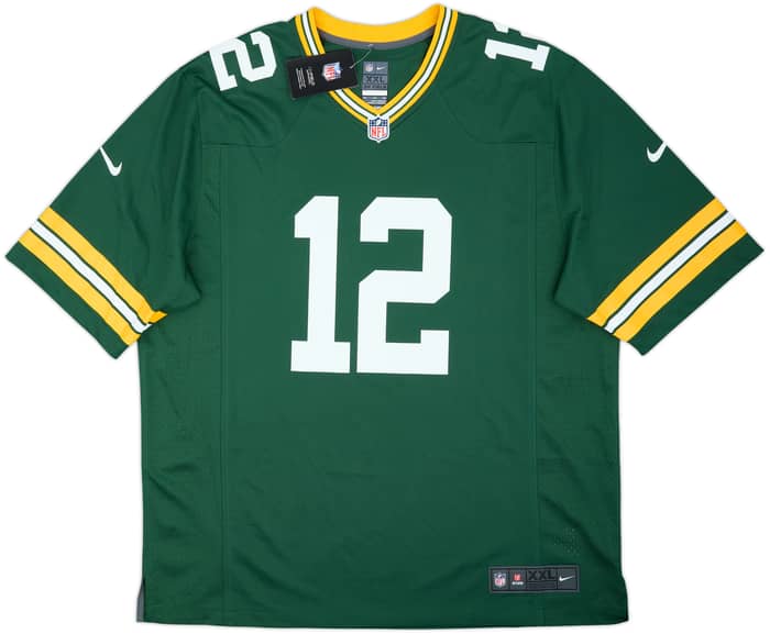 2012-22 Green Bay Packers Rodgers #12 Nike Game Home Jersey (XXL)