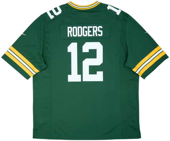 2012-22 Green Bay Packers Rodgers #12 Nike Game Home Jersey (XXL)