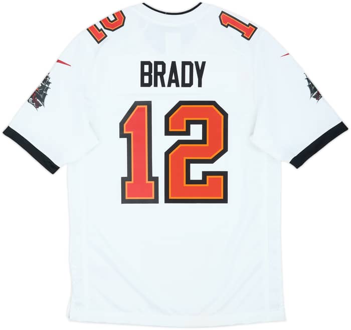 2020-22 Tampa Bay Buccaneers Brady #12 Nike Game Away Jersey (S)