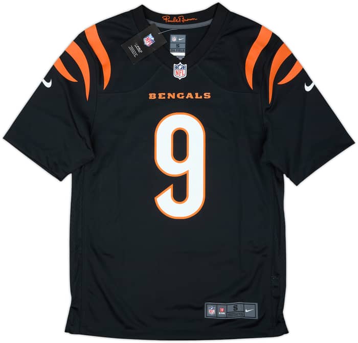 2021-25 Cincinnati Bengals Burrow #9 Nike Game Home Jersey (S)