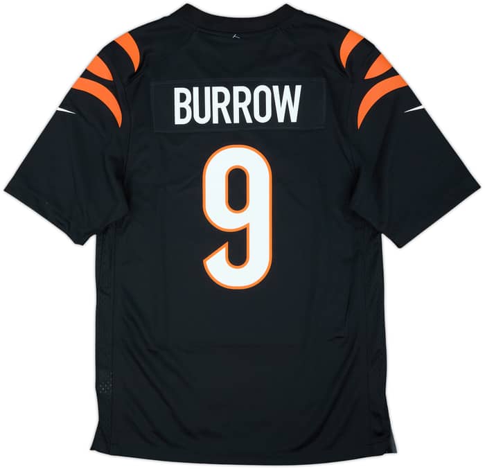 2021-25 Cincinnati Bengals Burrow #9 Nike Game Home Jersey (S)