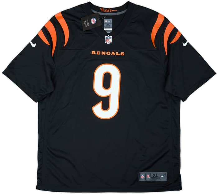 2021-25 Cincinnati Bengals Burrow #9 Nike Game Home Jersey (XL)