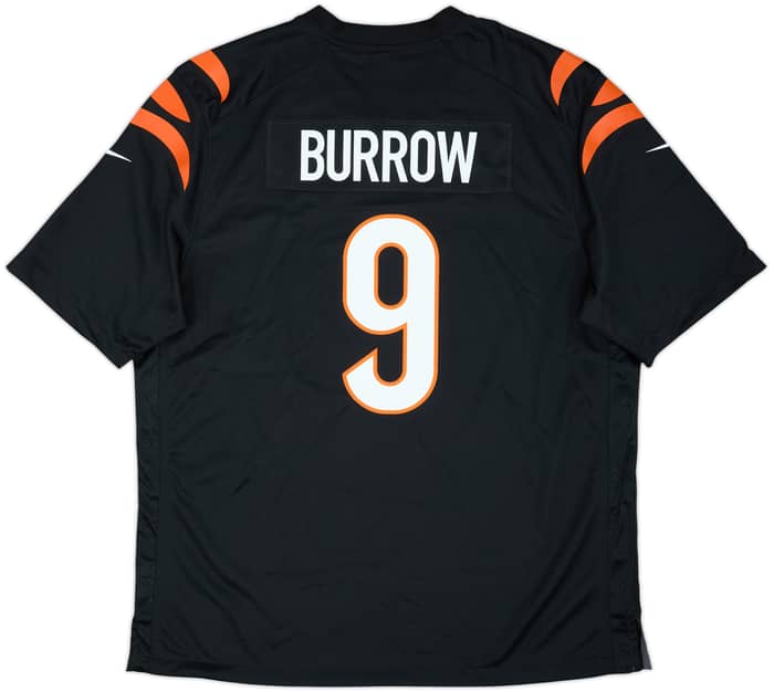 2021-25 Cincinnati Bengals Burrow #9 Nike Game Home Jersey (XL)