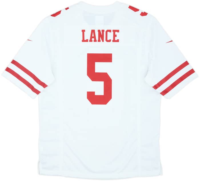 2021 San Francisco 49ers Lance #5 Nike Game Away Jersey (M)