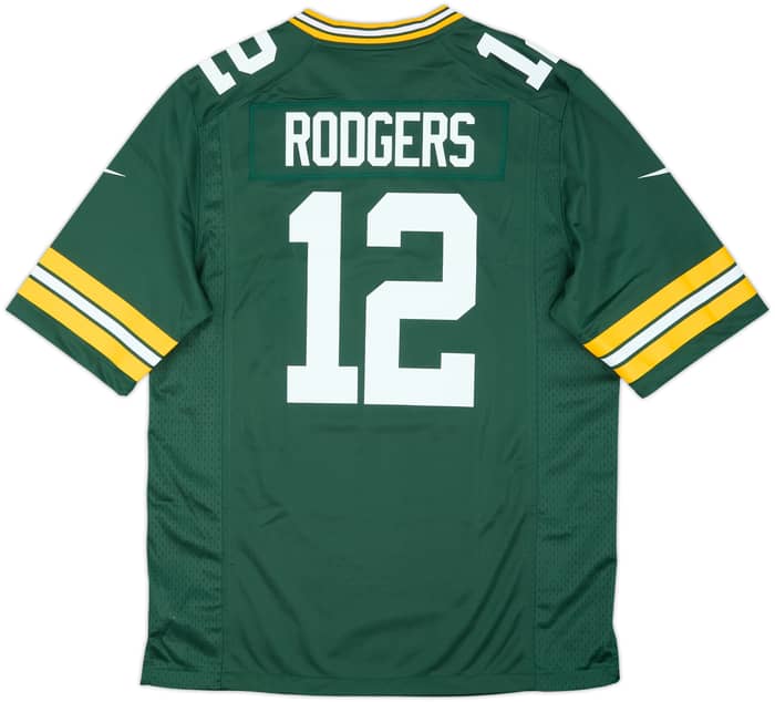 2012-22 Green Bay Packers Rodgers #12 Nike Game Home Jersey (M)