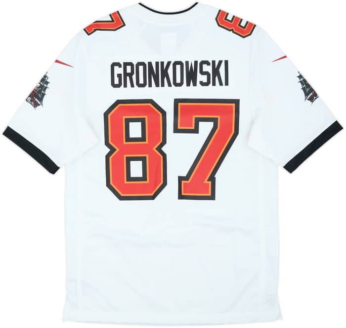 2020-21 Tampa Bay Buccaneers Gronkowski #87 Nike Game Away Jersey (S)