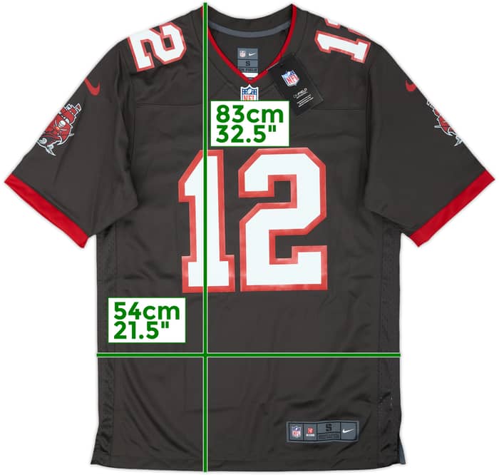 2020-22 Tampa Bay Buccaneers Brady #12 Nike Game Alternate Jersey (S)