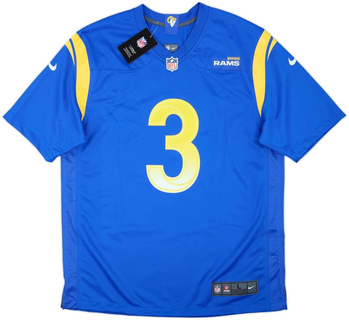 2021 LA Rams Beckham Jr #3 Nike Game Home Jersey (L)