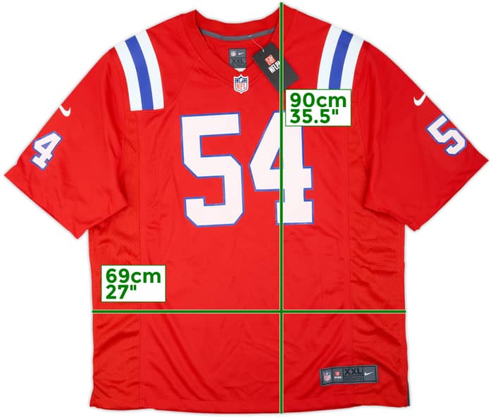 2020-21 New England Patriots Hightower #54 Nike Game Alternate Jersey (XXL)