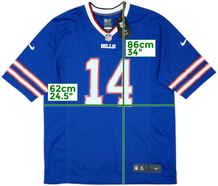 2020-23 Buffalo Bills Diggs #14 Nike Game Home Jersey (L)