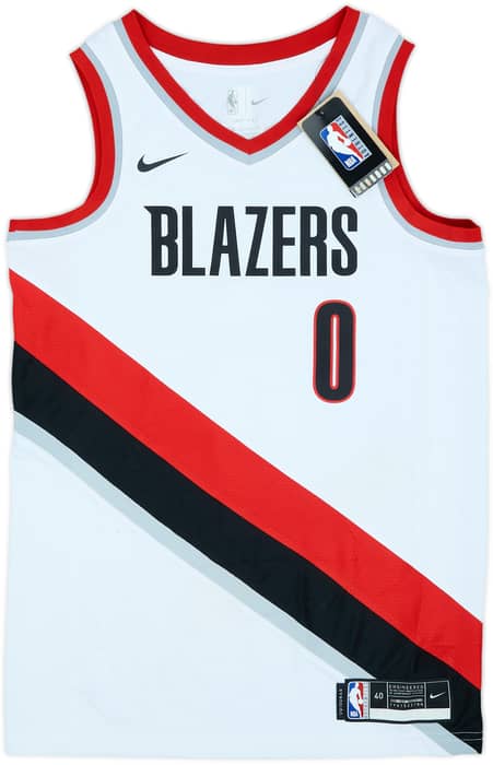 2017-23 Portland Trail Blazers Lillard #0 Nike Swingman Home Jersey (S)