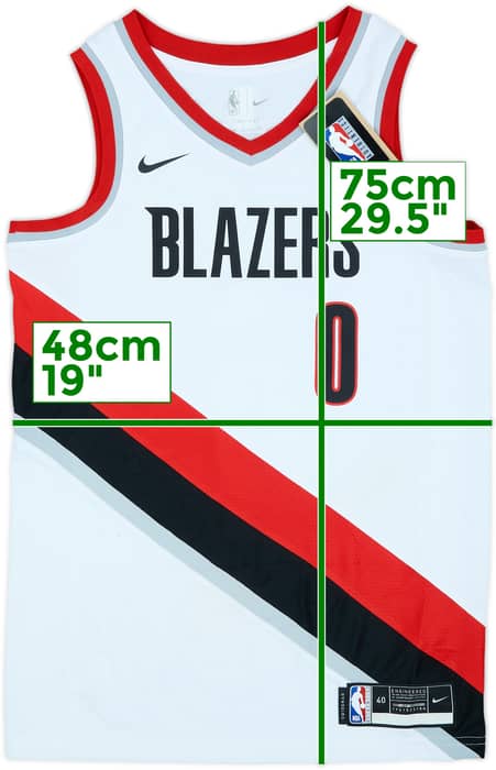 2017-23 Portland Trail Blazers Lillard #0 Nike Swingman Home Jersey (S)