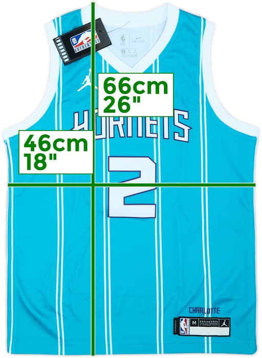 2020-21 Charlotte Hornets Ball #2 Jordan Swingman Away Jersey (M.Boys)