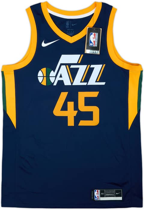 2017-22 Utah Jazz Mitchell #45 Nike Swingman Away Jersey (M)