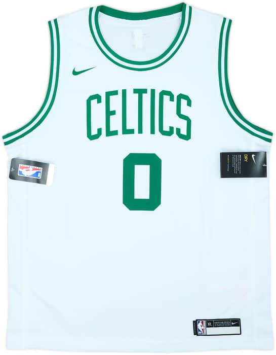 2017-25 Boston Celtics Tatum #0 Nike Swingman Home Jersey (XL.Boys)
