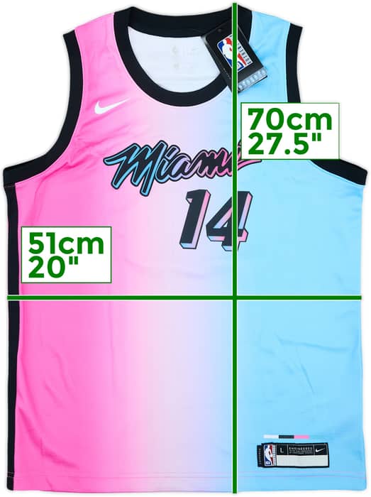 2020-21 Miami Heat Herro #14 Nike Swingman Alternate Jersey (L.Boys)