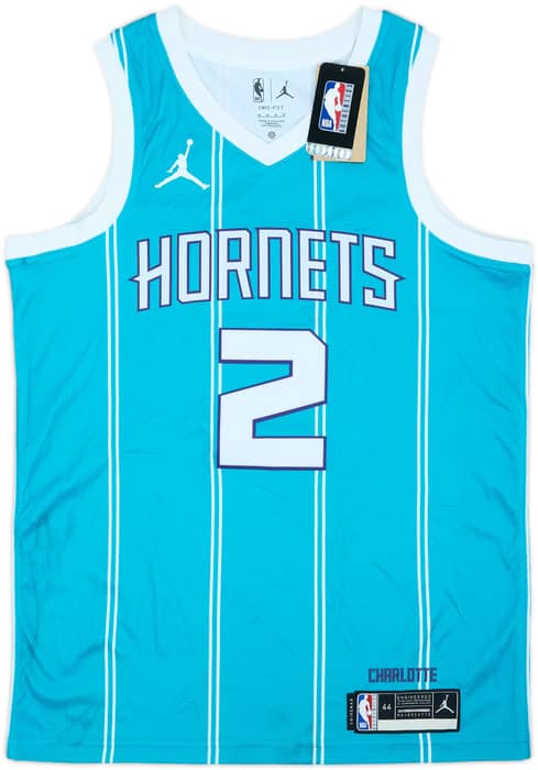2020-21 Charlotte Hornets Ball #2 Jordan Swingman Away Jersey (M)