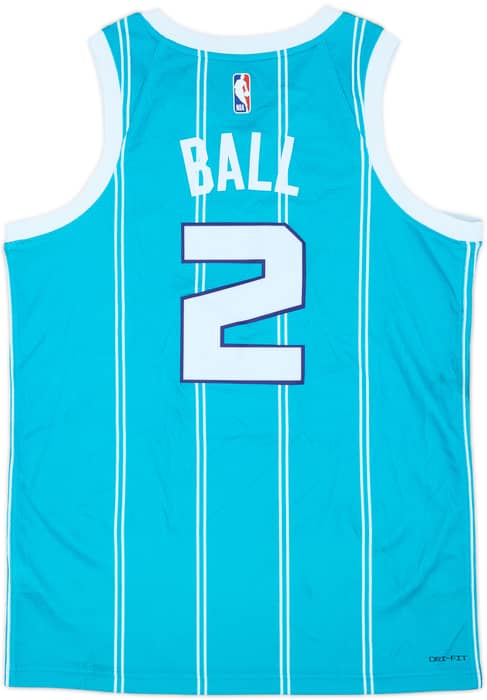 2020-21 Charlotte Hornets Ball #2 Jordan Swingman Away Jersey (M)