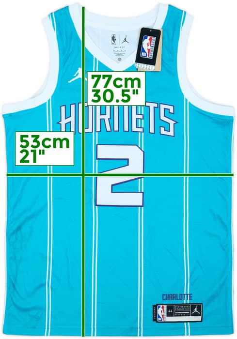 2020-21 Charlotte Hornets Ball #2 Jordan Swingman Away Jersey (M)