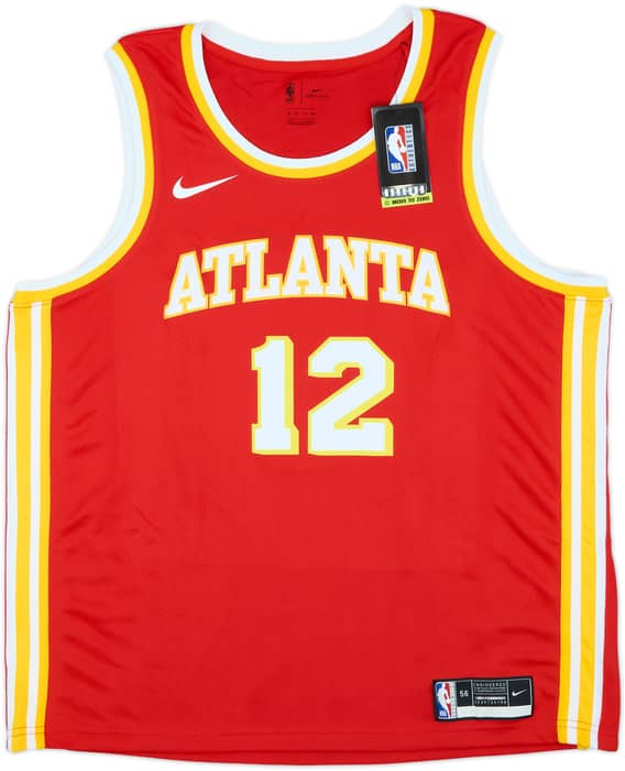 2020-25 Atlanta Hawks Hunter #12 Nike Swingman Away Jersey (XXL)