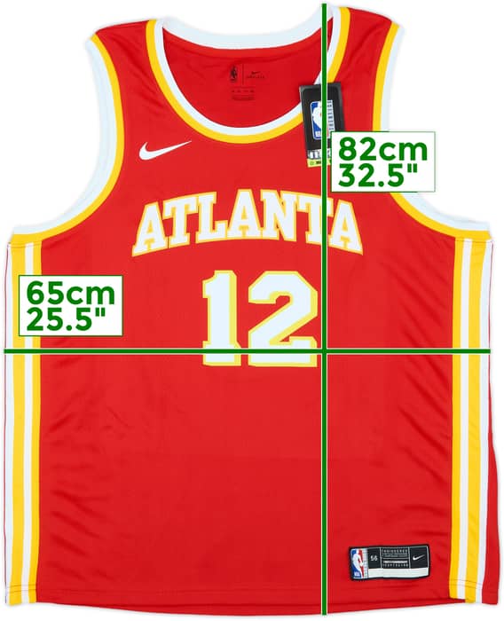 2020-25 Atlanta Hawks Hunter #12 Nike Swingman Away Jersey (XXL)