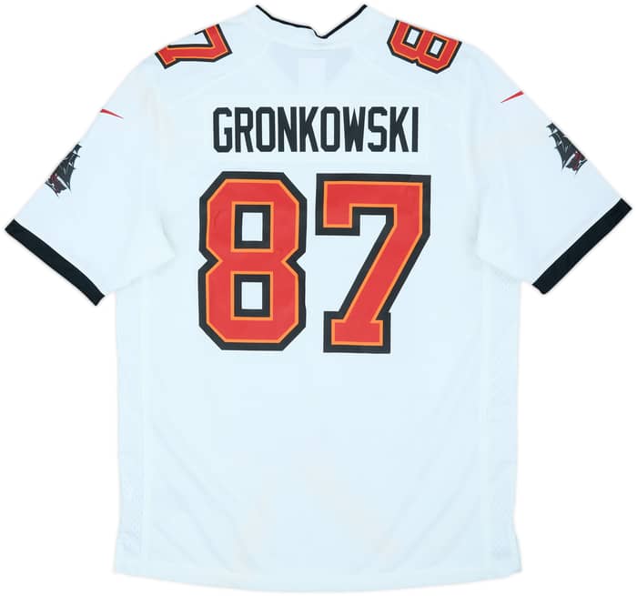 2020-21 Tampa Bay Buccaneers Gronkowski #87 Nike Game Away Jersey (M)