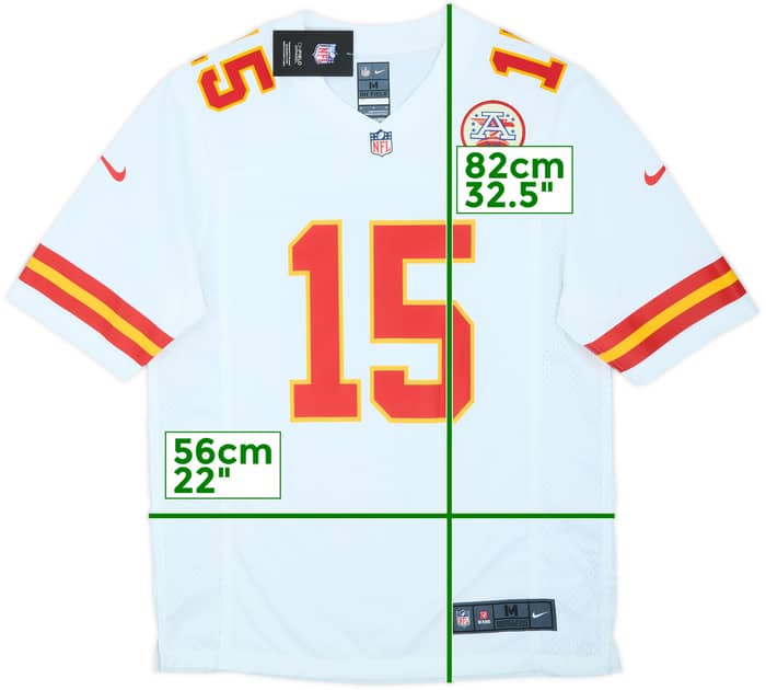 2017-25 Kansas City Chiefs Mahomes #15 Nike Game Away Jersey (M)