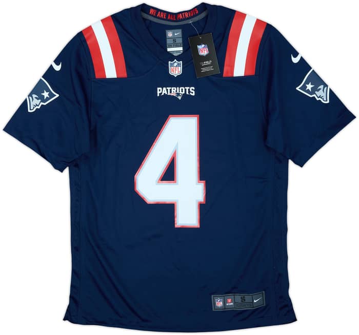 2020-21 New England Patriots Stidham #4 Nike Game Home Jersey (S)
