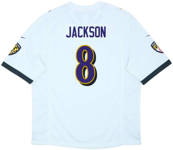 2018-25 Baltimore Ravens Jackson #8 Nike Game Away Jersey (XL)