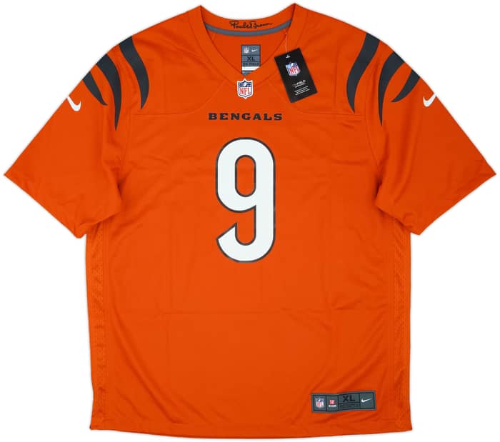 2021-25 Cincinnati Bengals Burrow #9 Nike Game Alternate Jersey (XL)