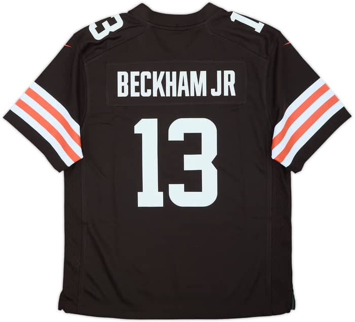 2020-21 Cleveland Browns Beckham Jr #13 Nike Game Home Jersey (M.Boys)