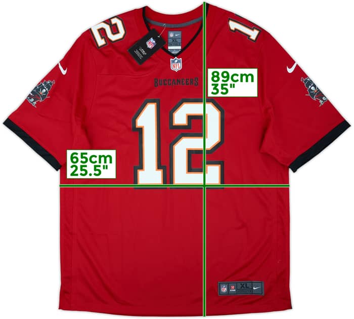 2020-22 Tampa Bay Buccaneers Brady #12 Nike Game Home Jersey (XL)