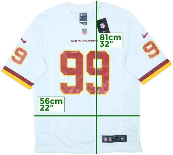 2020-21 Washington Football Team Young #99 Nike Game Away Jersey (M)