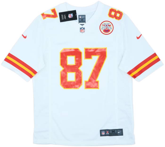 2013-25 Kansas City Chiefs Kelce #87 Nike Game Away Jersey (M)