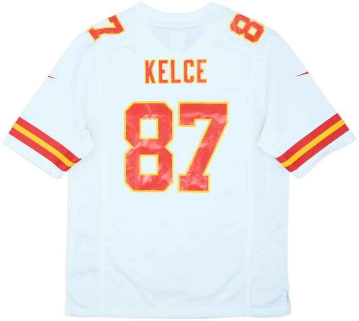 2013-25 Kansas City Chiefs Kelce #87 Nike Game Away Jersey (M)