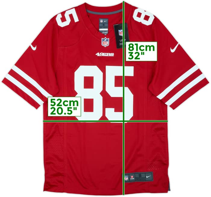2021 San Francisco 49ers Kittle #85 Nike Game Home Jersey (S)
