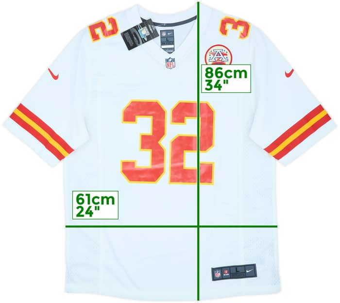 2019-21 Kansas City Chiefs Mathieu #32 Nike Game Away Jersey (L)