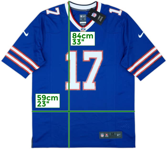 2018-25 Buffalo Bills Allen #17 Nike Game Home Jersey (M)