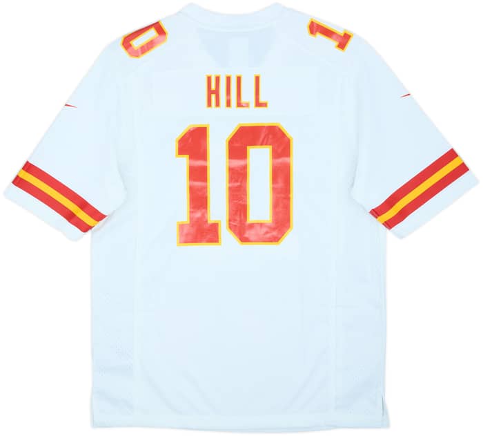 2016-21 Kansas City Chiefs Hill #10 Nike Game Away Jersey (M)