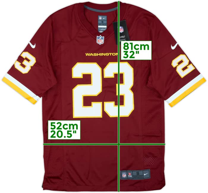 2021 Washington Football Team Jackson III #23 Nike Game Home Jersey (S)